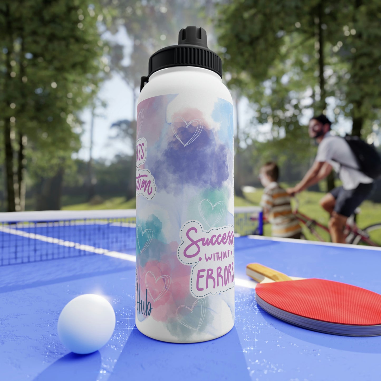 Water Bottle with Sports Lid