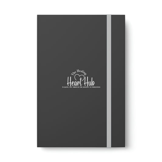 Healing Heart Color Contrast Notebook - Ruled