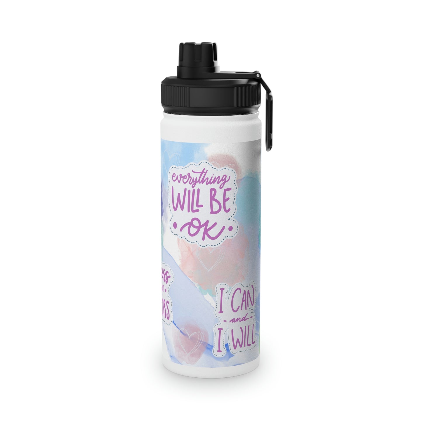 Water Bottle with Sports Lid